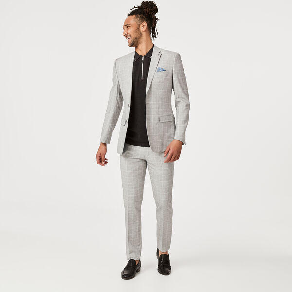Dallington Suit Jacket, Grey Windowpane, hi-res